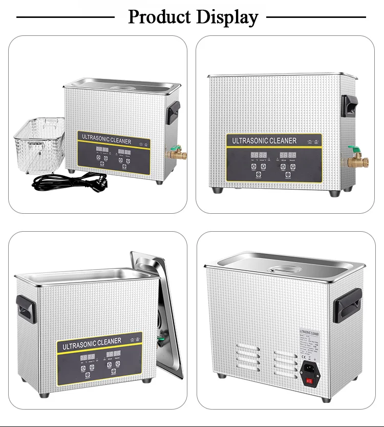 Digital Tabletop Ultrasonic Cleaner Cr031s 6.5l 180w Ultrasonic