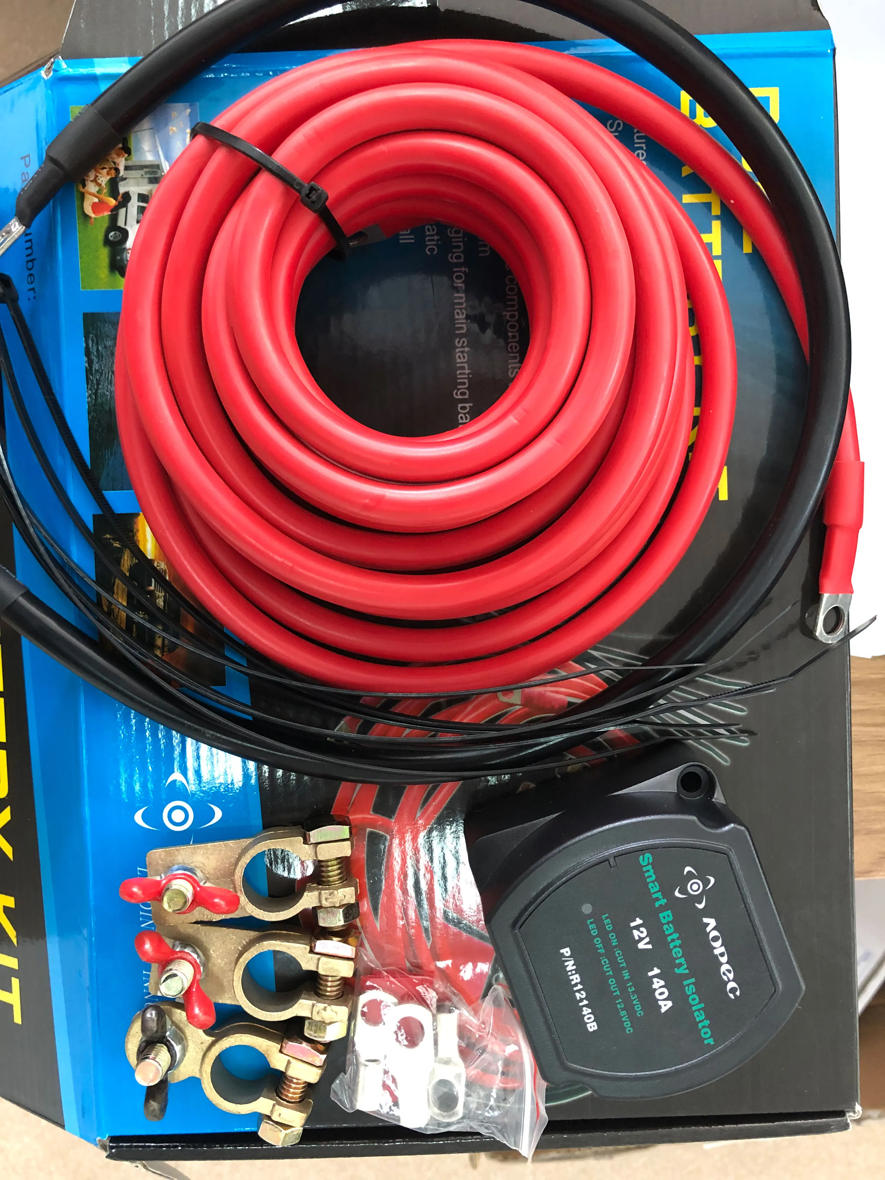 Aopec 12v 140a Voltage Sensitive Relay Dual Battery Isolator Kits For