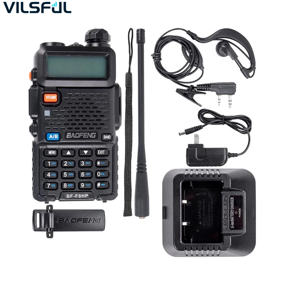 Bao-feng Bf-f8hp (uv-5r 3rd Gen) 8-watt Dual Band Two-way Radio (136-174mhz  Vhf & 400-520mhz Uhf) Includes Full Kit With Battery - Buy Uv5r,Two Way  Radio,Bf-f8hp Product on 