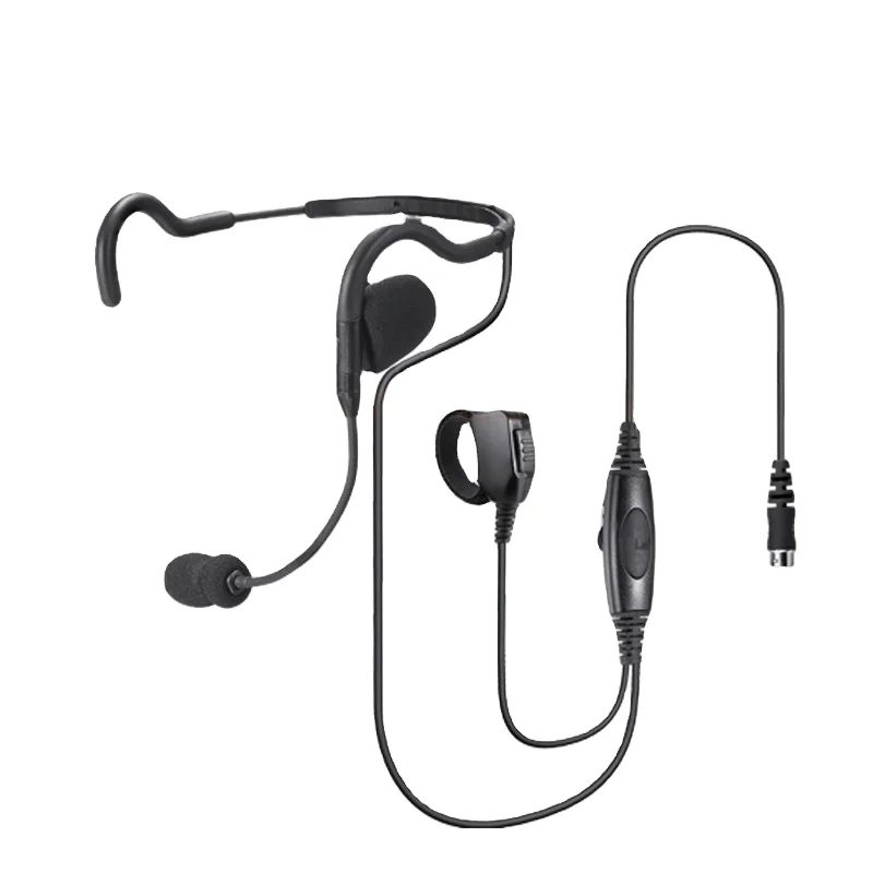Écouteur Casque Oreillette Multi-Broches Sepura SC20 STP8000 - Style FBI Avec Tube Acoustique PTT