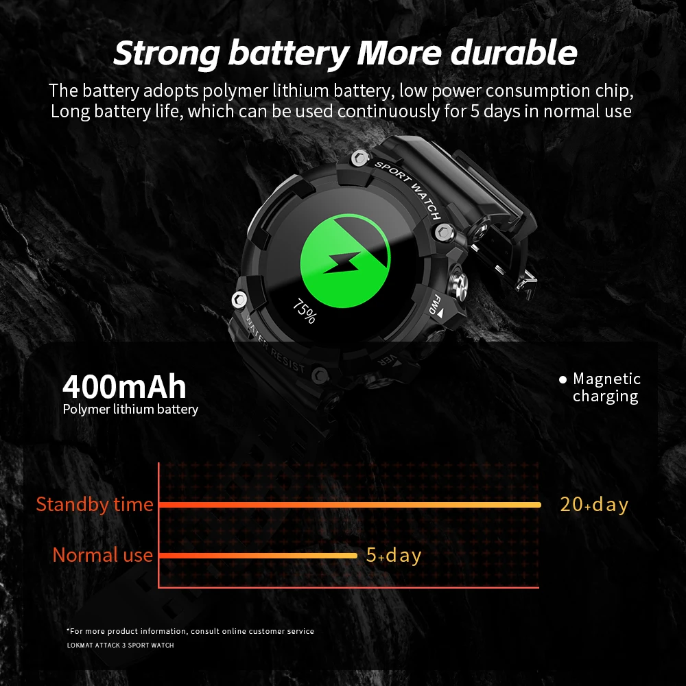 Reloj Lokmat Attack LOKMAT ATTACK Pro Sport Smart Watch Fitness