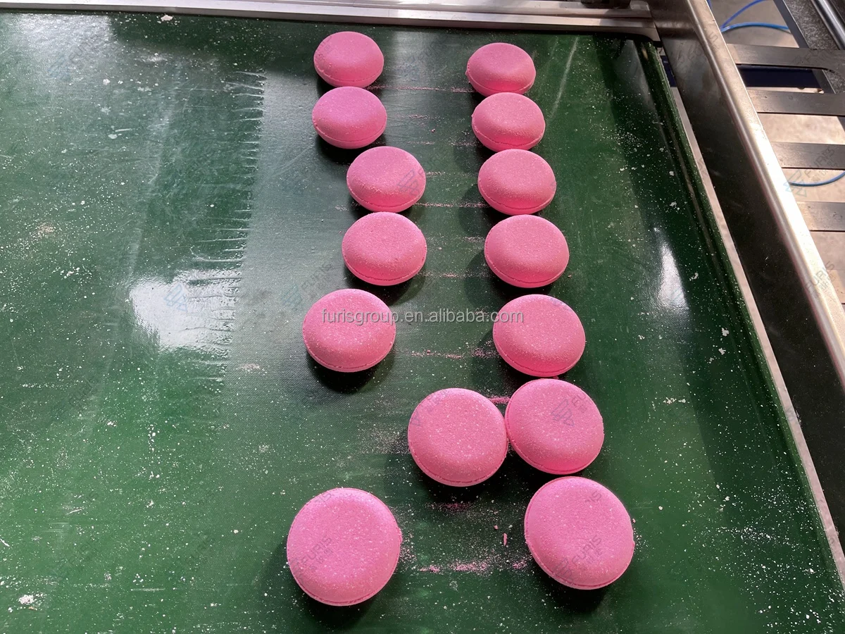 Automatic Bath Fizzy Bath Bomb Bathbomb Press Former Make Equipment Shrink Film Wrapping Shrink