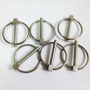 Stainless steel galvanized snap wire lock pin safety lynch pin