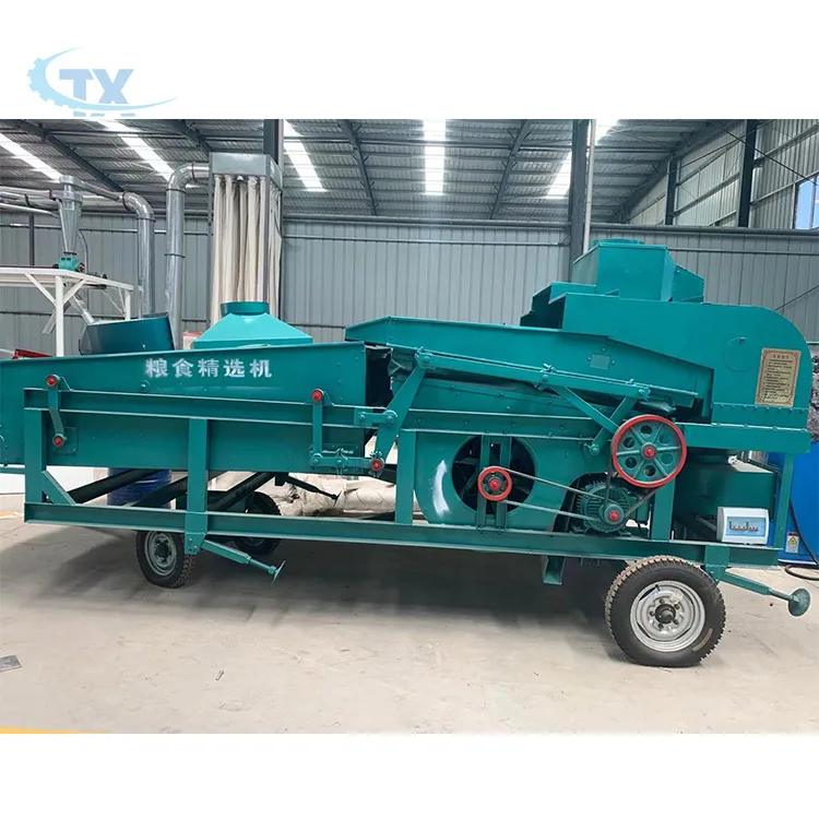 Soybean Seed Grain Cleaner Grader Selecting Machine Grain Cleaning and Grading Machine