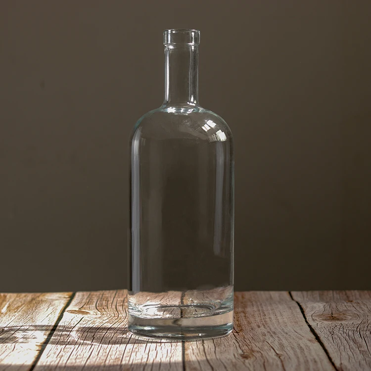 200ml 375ml 500ml 700ml 750ml 1000ml Whiskey Gin Whisky Liquor Glass Vodka Spirit Bottle for Liquor