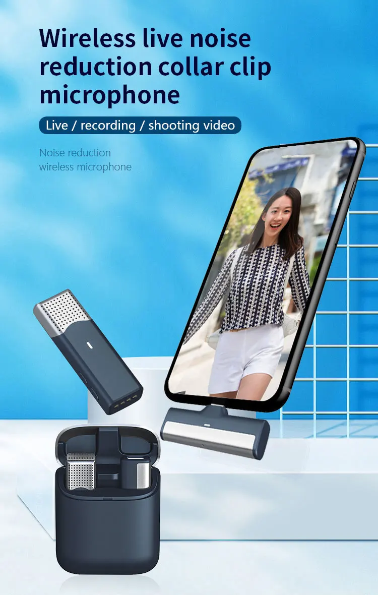 Smallest Clip On Mini Coller Mic Collar Lapel Wireless Lavalier