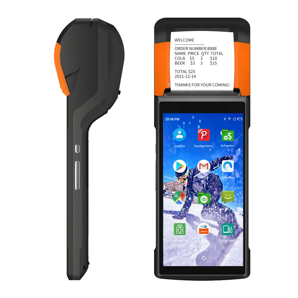 SUNMI V2　2台 Pos-SUNMI-V2-Touch-Screen-Pos-