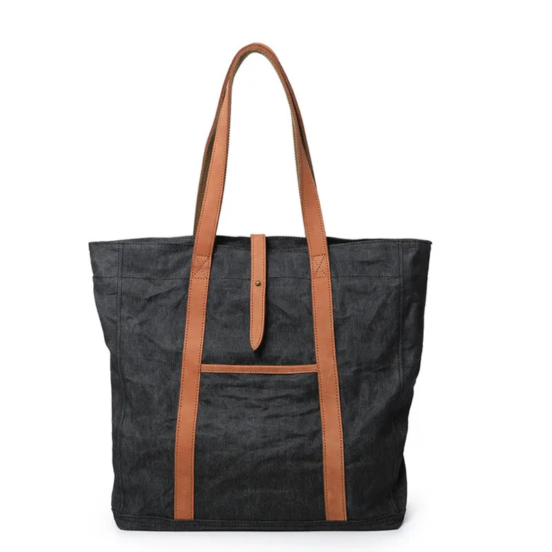 In Stock New Canvas sling Bag retro Shoulder Bag Large Capacity Handbag Waterproof Tote Bag