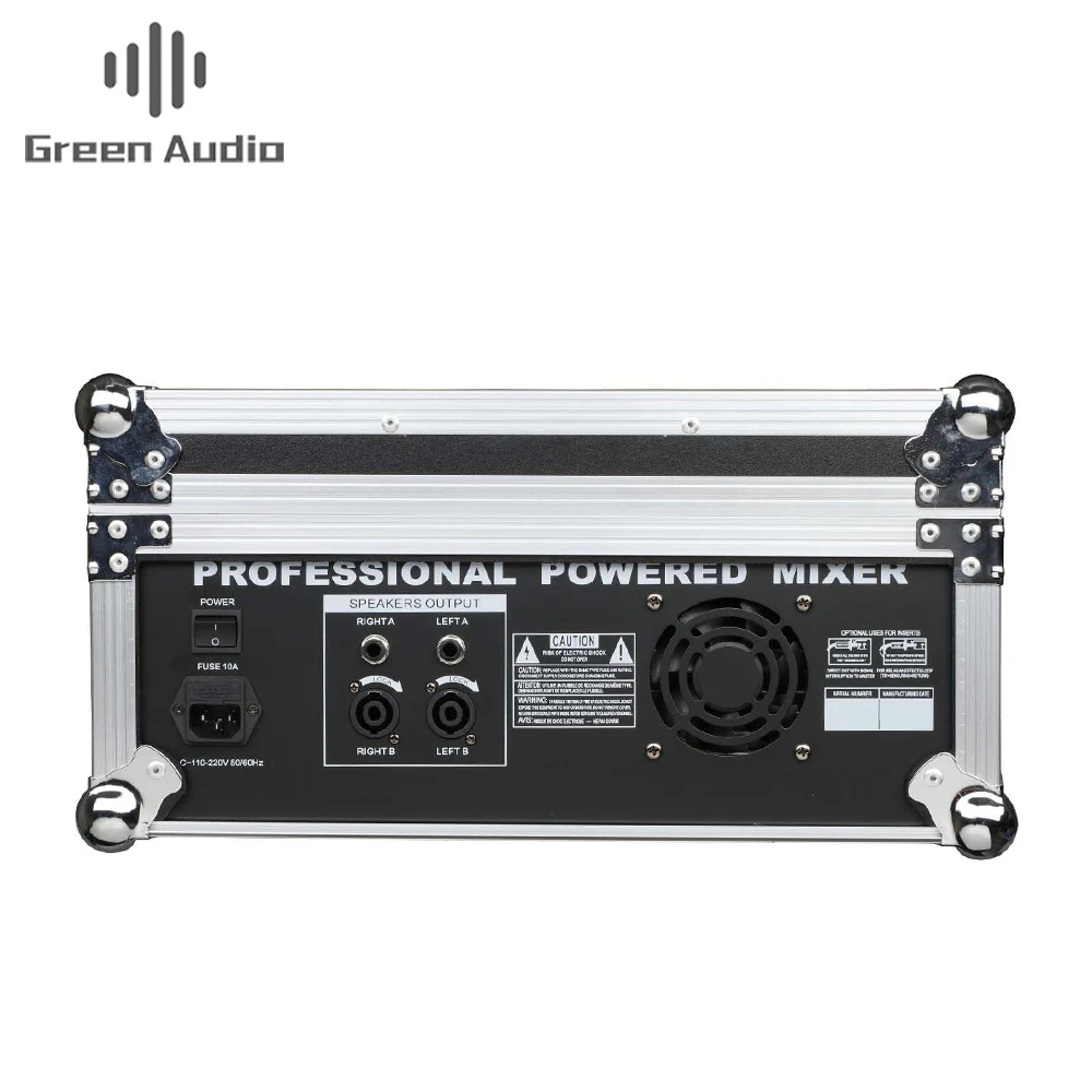 GAX-MK280 Green Audio Portable Mixer - High Power & 8 Channels