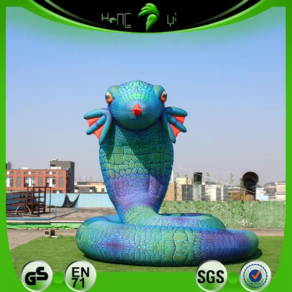 Red Inflatable Snake Custom Big Inflatable Snake Advertising Inflatable Large Net Snake ...