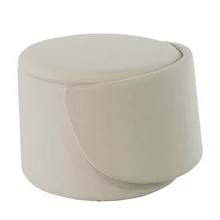 Factory Cheap Round Sofa Stool Storage Ottoman