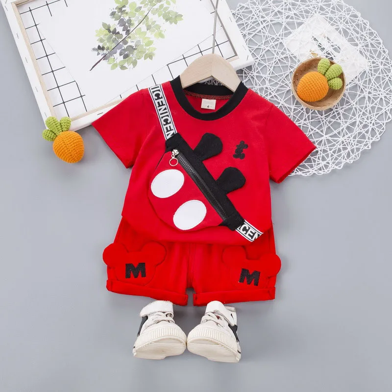 New Summer Baby Clothes Suit Children Fashion Boys Girls Cartoon T ...