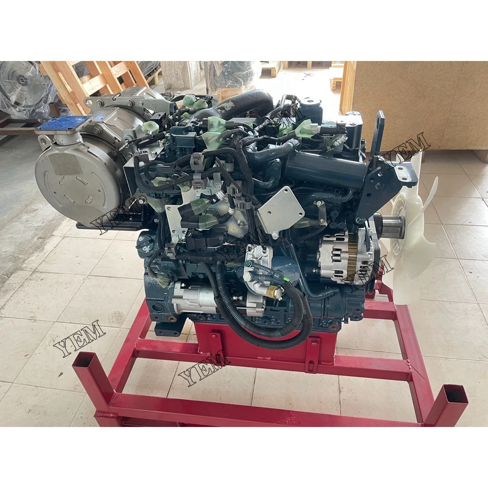 For Kubota Excavator Engine V3307 V3307T Diesel Engine V3307-CR-T Complete Engine Assembly 6