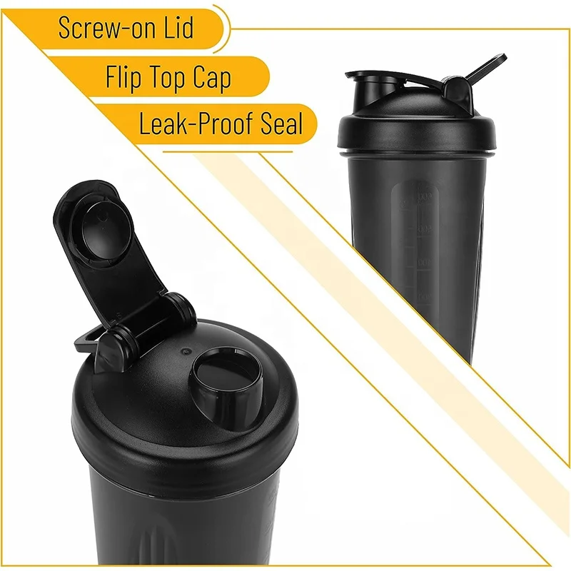 Factory Direct Eco-Friendly for Promixx Pursuit 600ml Vortex Water for Shaker Bottle Custom Logo Gym Shaker with Sport Style