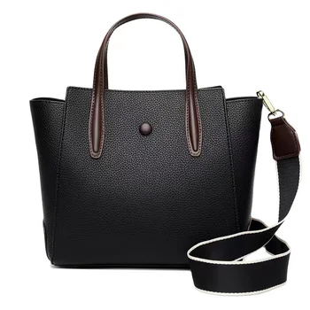 Niche design bag New simple texture Tote bag large capacity out single shoulder crossbody bag