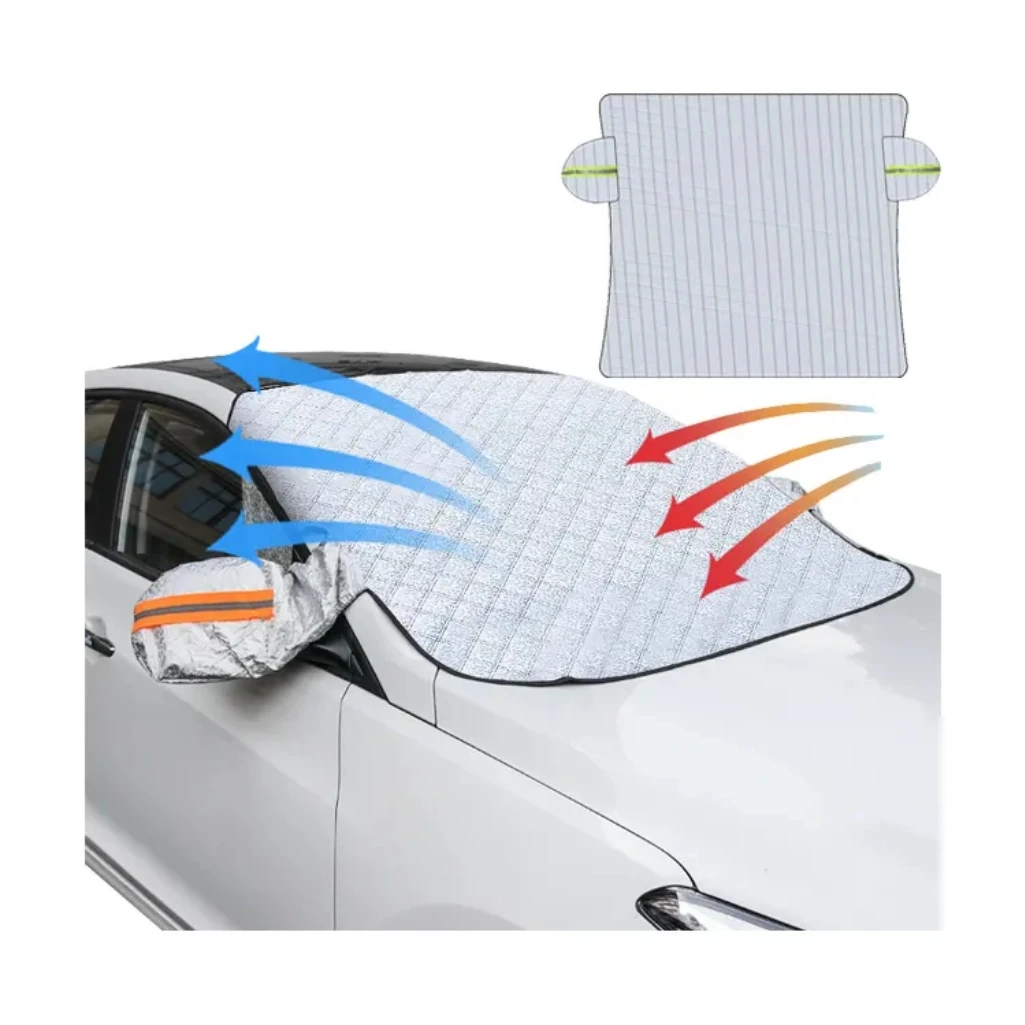 Universal Car Sunshade Snow Cover Foldable Portable Car Windshield Cover Protector Anti-frost Mat