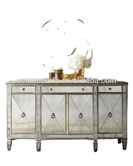 
 Роскошная Современная зеркальная мебель для гостиной  