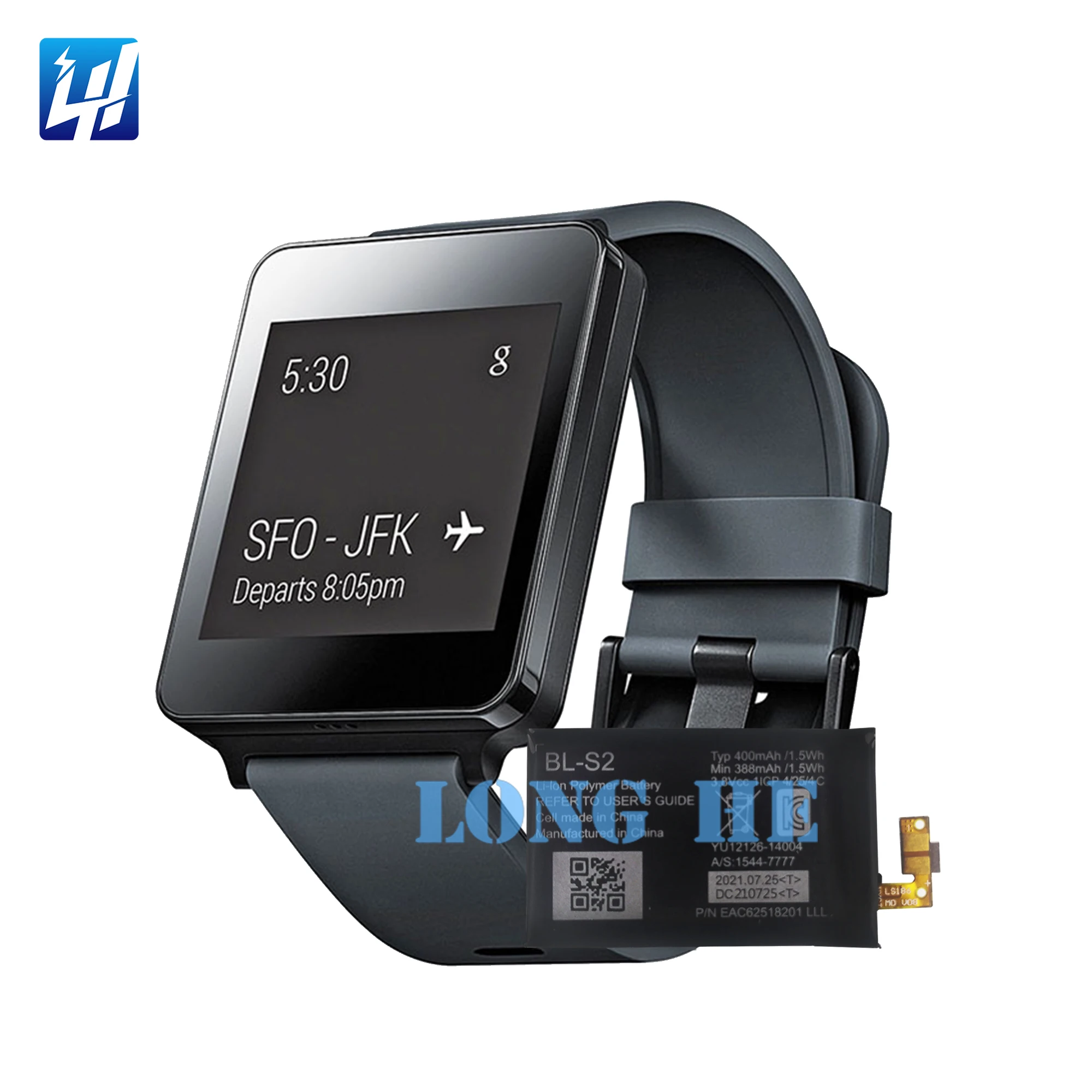 Watch W100 Lg G Smartwatch 400mah Replacement Battery For LG G