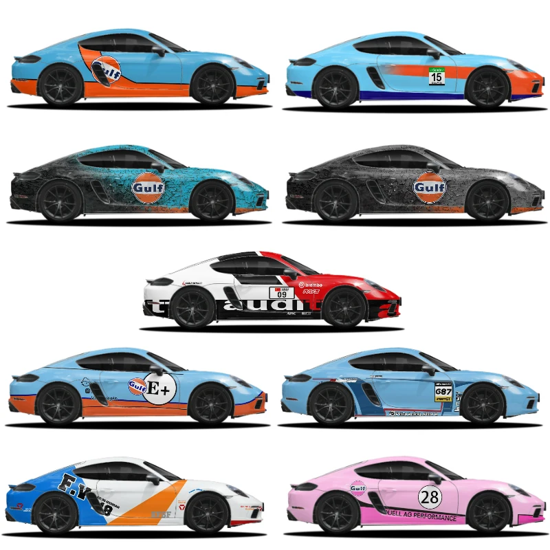 Customize Logo Car Sticker Personalize Design Digital Printing Vinyl Decorative Sticker for Vehicle Wrap