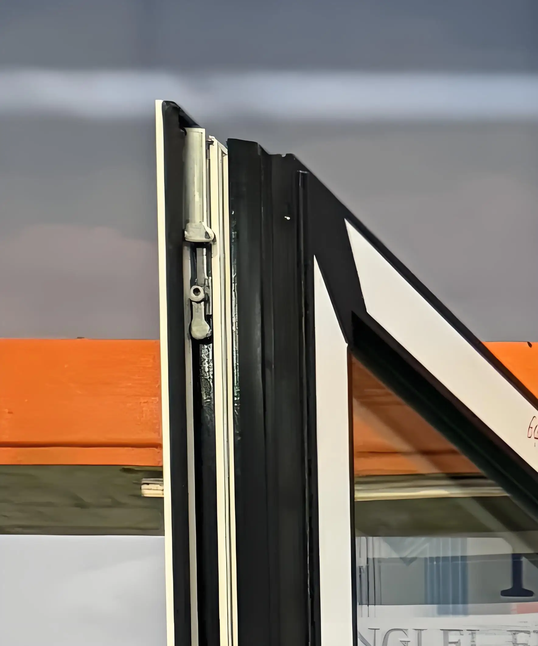 product minglei aluminum pivot exterior double glass french entry door swing casement door-2
