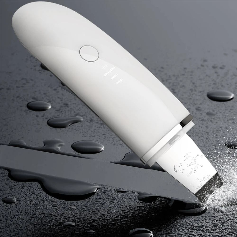 Portable Electric Facial Dead Skin Care Machine Professional Sonic Face Cleaning Spatula Ultrasonic Scrubber