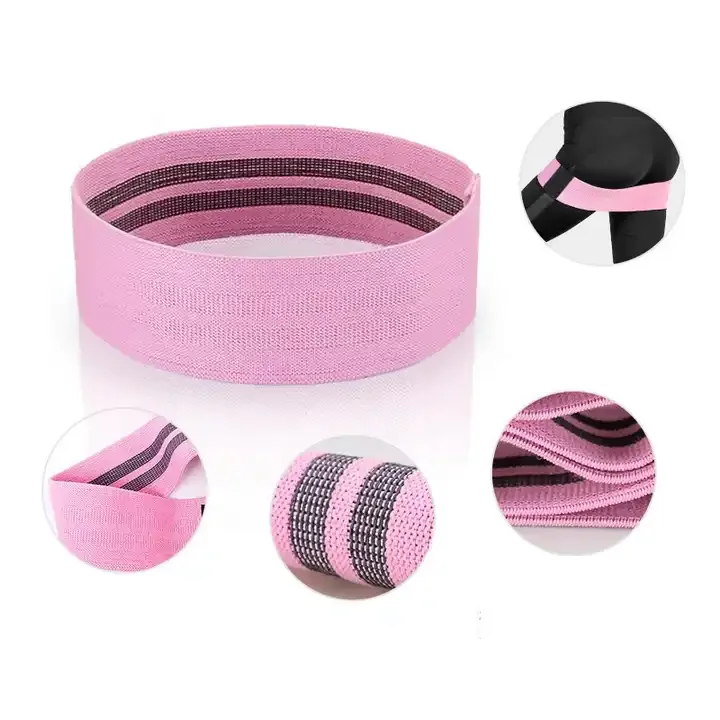Hip Circle Band Legs Glut Shape Fitness Exercise Cotton Elastic Weight Lifting Yoga Pilates Abs Workout Resistance Bands