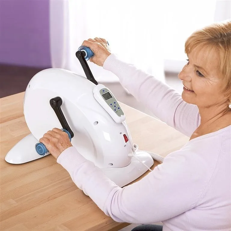 Electronic Physical Therapy Rehab Training Equipment Motorised Pedal  Exerciser Bike Auto Mini Cycle Pedal Exercise Bike