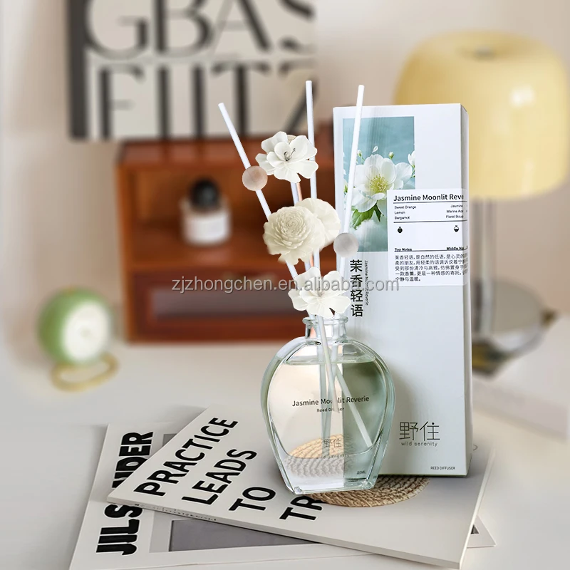 product wholesale high quality reed diffuser christmas gift luxury perfume rattan and reed essential oil fragrance diffuser-4