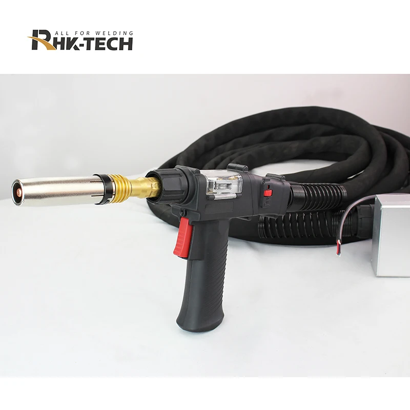 RHK TECH Customized 6M Cable Euro Connector CO2 300Amp Gas Cooled MIG Welding Gun Popular Push Pull Welding Torches
