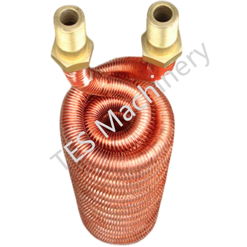 Fin Coil Radiator Finned Tube Coil Copper Fin Heat Exchanger for Hydraulic/Oil Cooling in ...