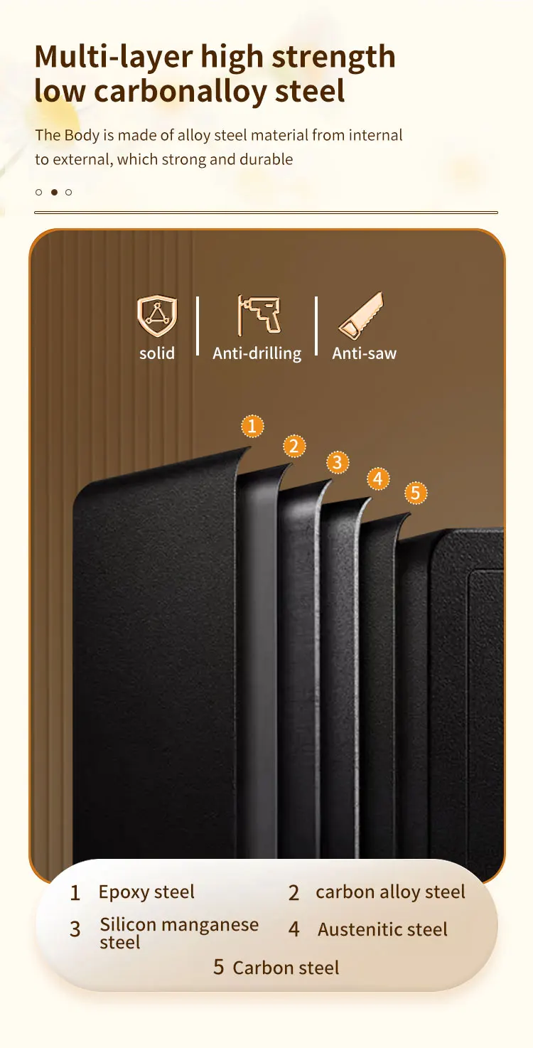 CEQSAFE China Supplier Home Hotel Electronic Safe Small Wall Mini Safe Box details