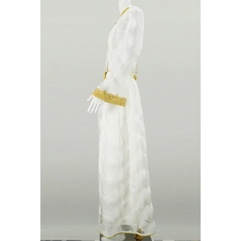 Орхон дунд үеийн эмэгтэйчүүдийн зориулалтын V-хэвтээ урт хавчаарын 2 хэсгийн Абайа цамц, Арабын Ерөнхийллийн чанартай