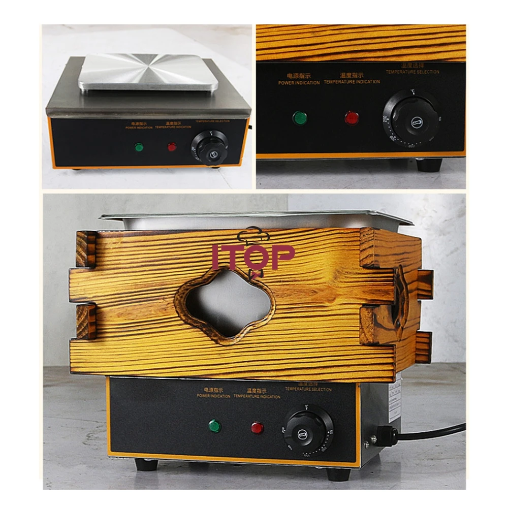 Electric Oden Cooking Machine Wooden Box Kanto Cooking Machine Commercial Electric Skewer Oden Machine
