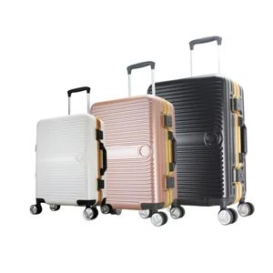 Newest Travel Trolley Case Luggage Hard Suitcase with Lock Opening ABS PC Aluminum Carry Bags Wheels Stylish Travel Accessories