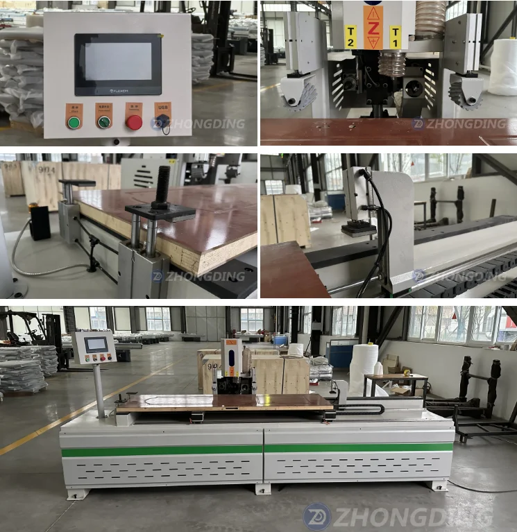 New WPC CNC Mortising Machine Door Lock Holes Hinge Boring Core Components Wood Construction Industries Motor Engine Bearings