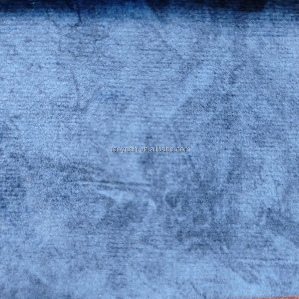 Cheap Price Velvet Fabric Roll Wrap Knitted Velour Printed Holland Velvet Fabric For Sofa