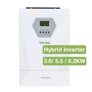 24V 48V 3.6KW 5.5KW 6.2KW hybrid inverter Power wall single phase 5500watts solar inverter MPPT sistema de energia solar aislado