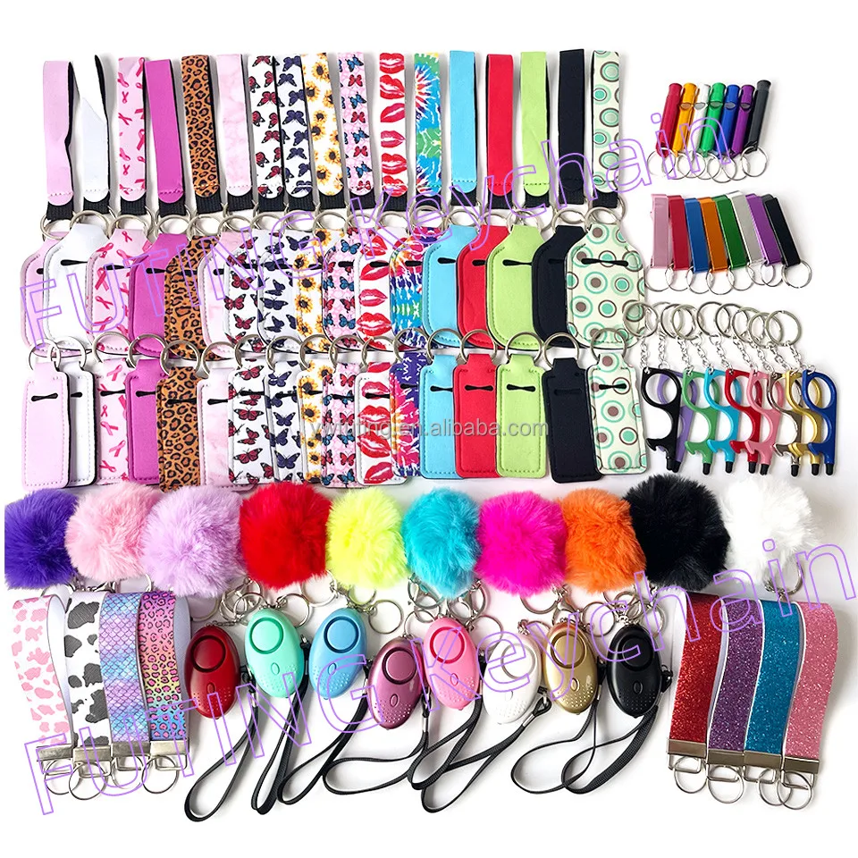 2023 New Woman Gift Decoration Safety Keychains Self Defense Keychains