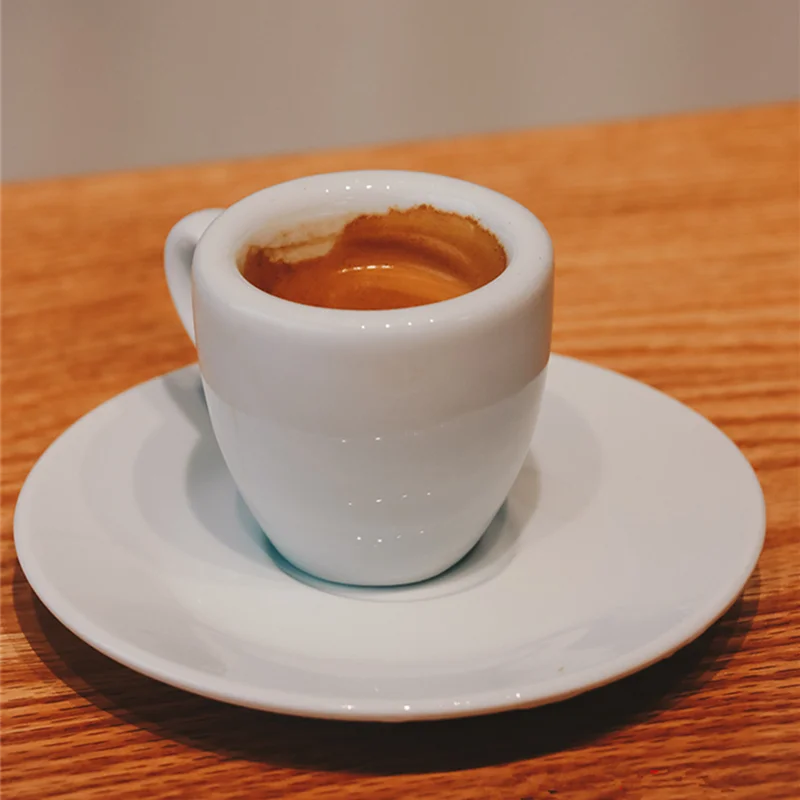 50ml Italian Espresso Cup Saucer Set Professional Contest Level
