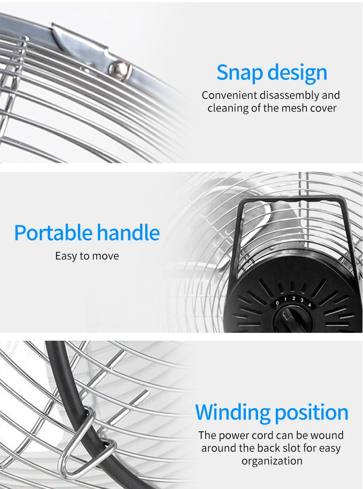 Air Cooling Floor Fan, Portable, 220v - detail 22