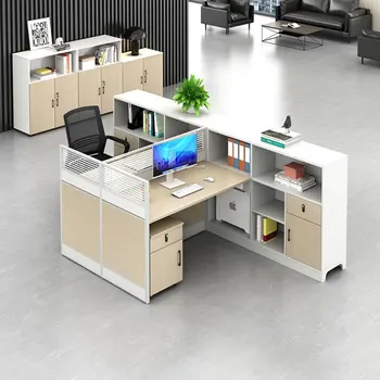 Best Selling Office Workstation OEM Modular Desk 6 Desk Cubicle Workstations