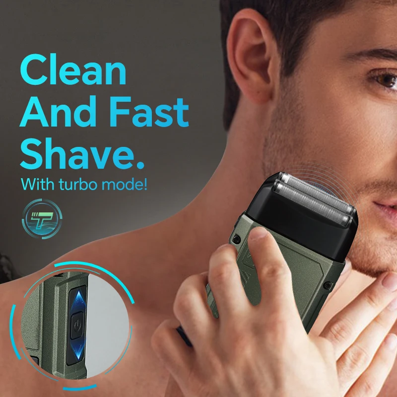 Dual Blade USB Charging Electric Shaver Full Body Water Washing Reciprocating Model for Household RV Use Whitening Optical Head factory