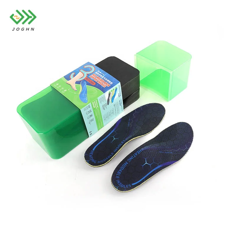 JOGHN Heated Oven Pvc Thermal Forming Individual Custom Fasciitis Arch Support Orthotic Insoles Pu Feet Model Orthotics Insole