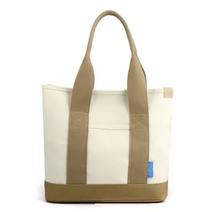 Wholesale Hot Sale Factory Design Extra Heavy Weight Canvas Bag Custom Color Size Plain Canvas Tote Bag