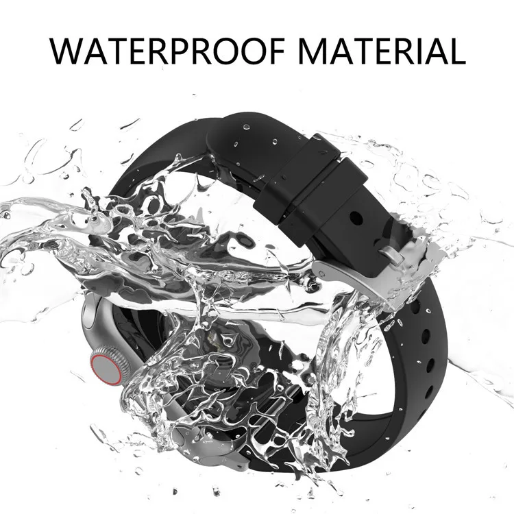 
Силиконовый резиновый спортивный ремешок для наручных часов apple watch band для Iwatch series 6 