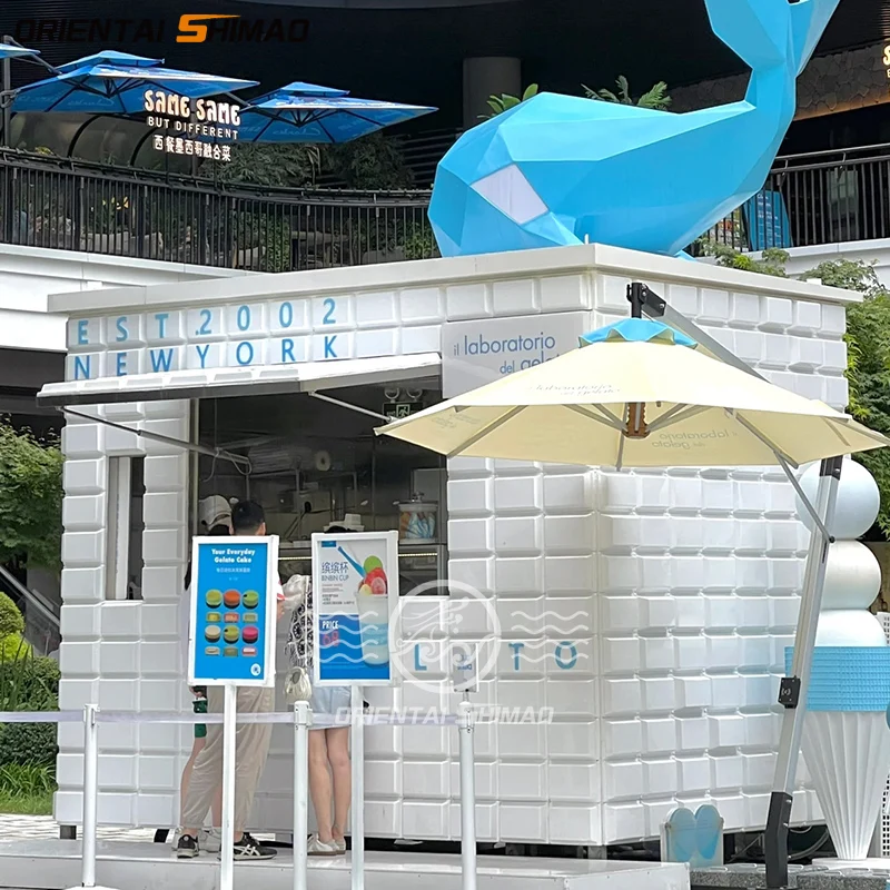 Fully Equipped Mobil Pasta Fast Food Truck Carts and Food Cart Trailers for Ice Cream and Chips