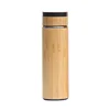 brown Bamboo covered bamboo cup 420ml-plastic hanging