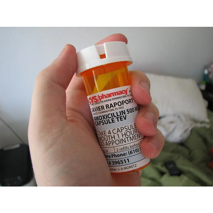 prescription drug bottle label