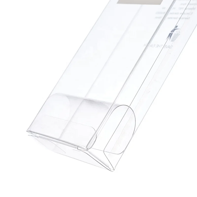 Good Quality Custom Box clear Cuboid PVC Plastic Box Transparent Plastic Tooth Brush Packaging Box