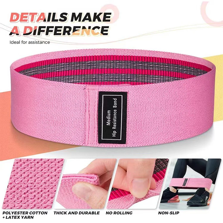 Stretching Personalized Resistance Exercise Booty Bands
